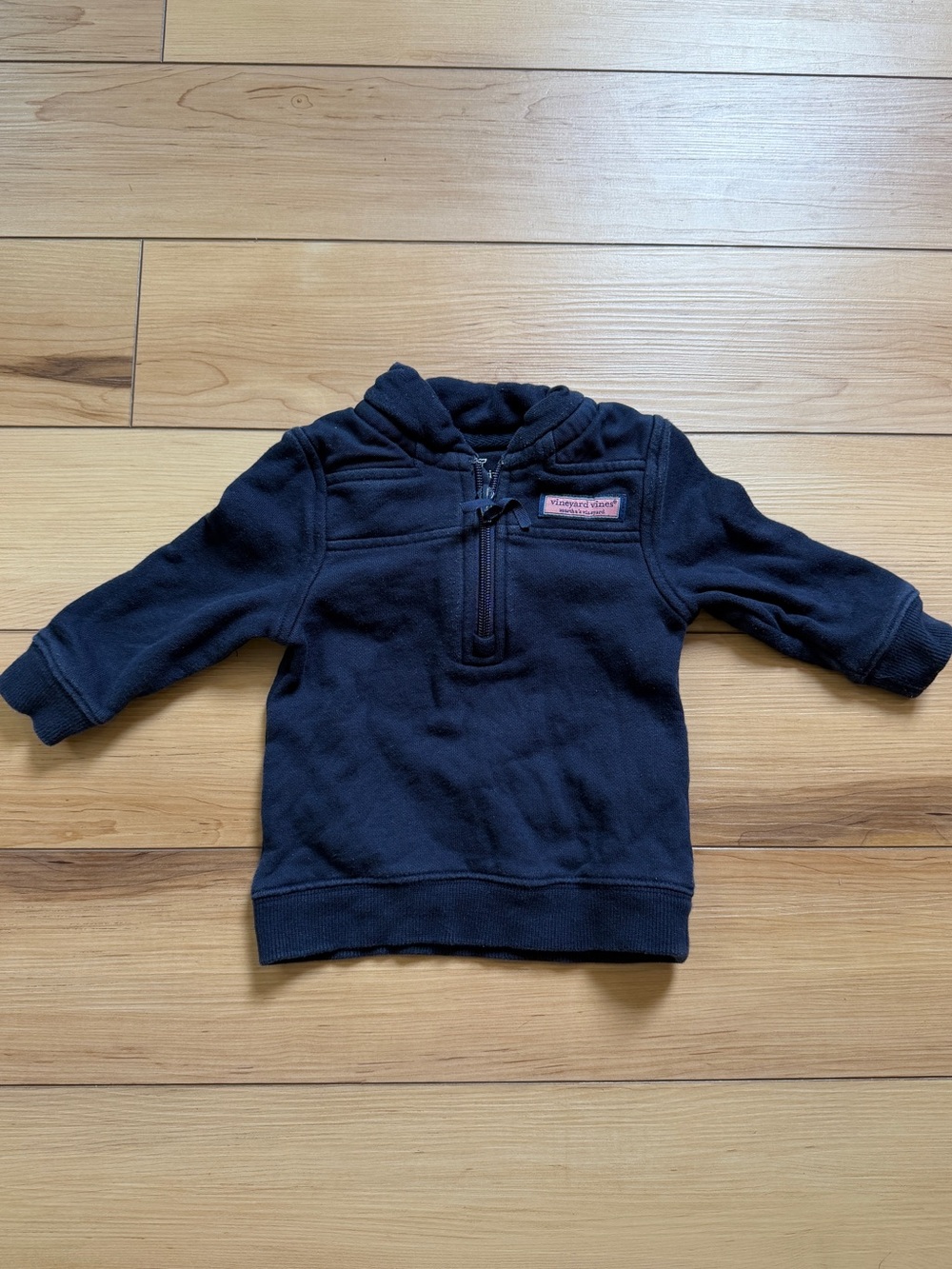 Vineyard Vines Navy Infant Half-Zip Pullover